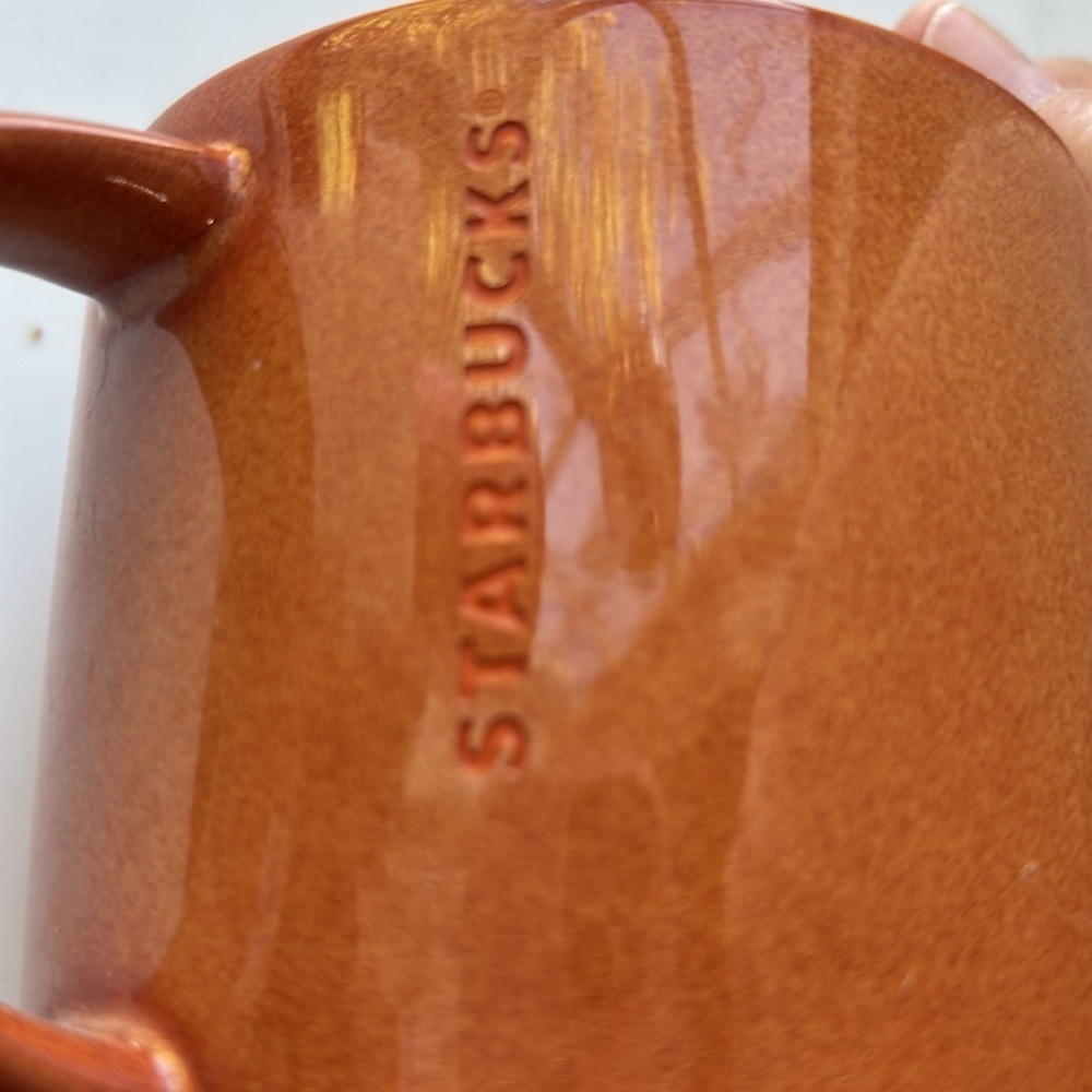 Starbucks Rust colored Mug. 14 oz. Like new.
Fall. Autumn. Thanksgiving. - Picture 7 of 7